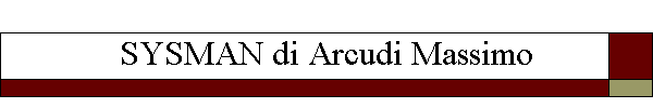 SYSMAN di Arcudi Massimo